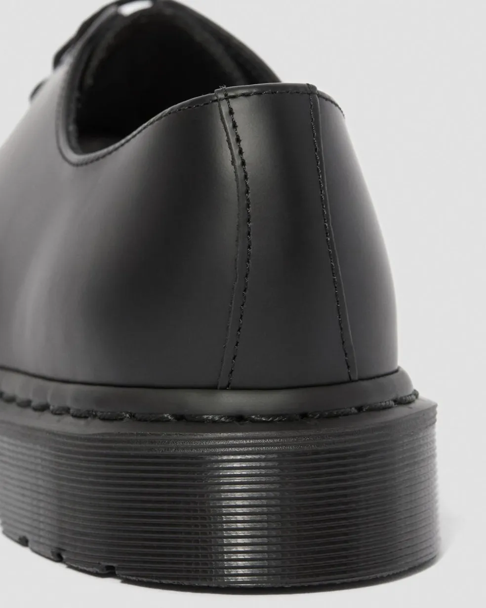 1461 Mono Smooth Leather Oxford Shoes in Black