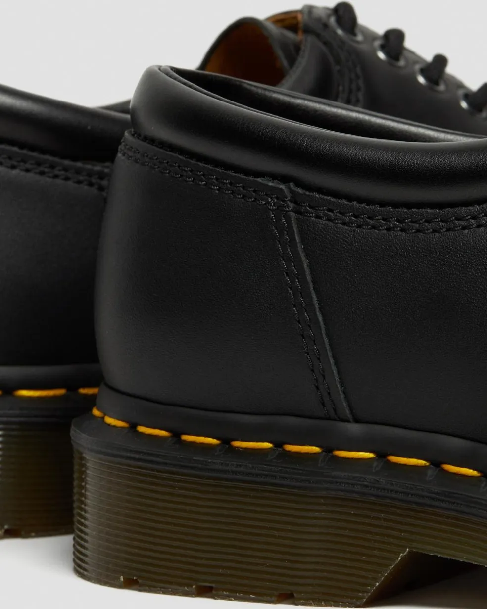 8053 Nappa Leather Casual Shoes in Black