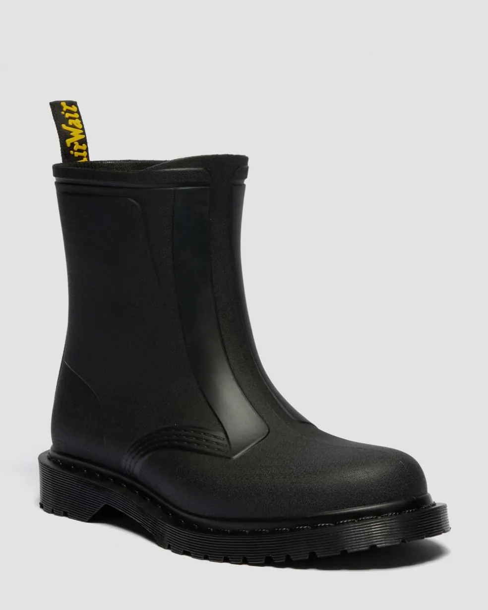 1460 Rain Waterproof Boots in Black Pvc