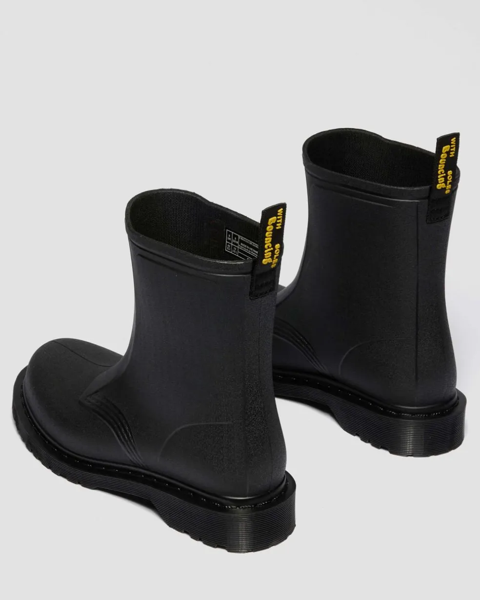 1460 Rain Waterproof Boots in Black Pvc