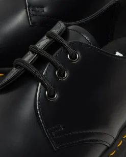 1461 Smooth Leather Platform Shoes in Black