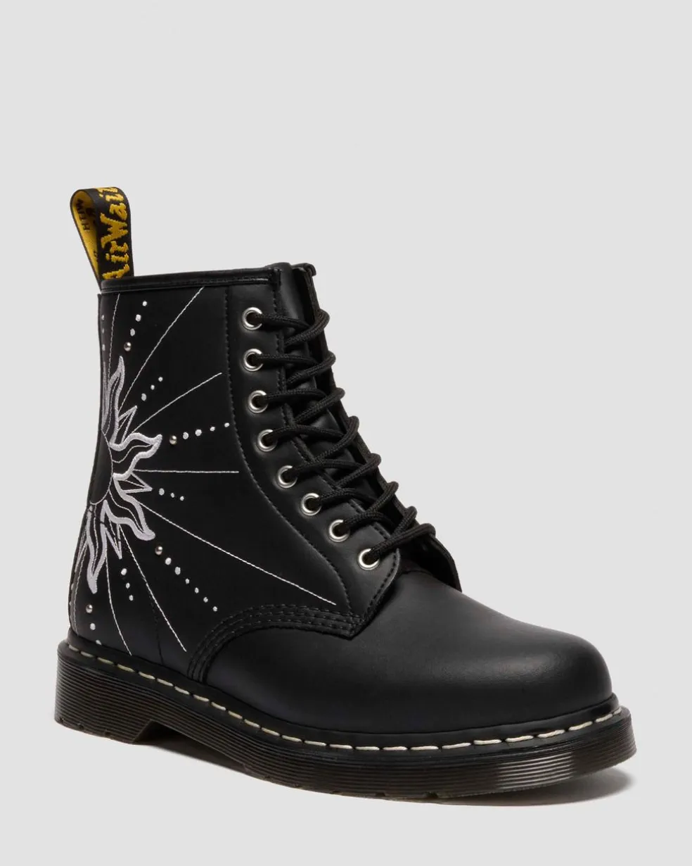 1460 Solar Flare Reclaimed Leather Boots in Black