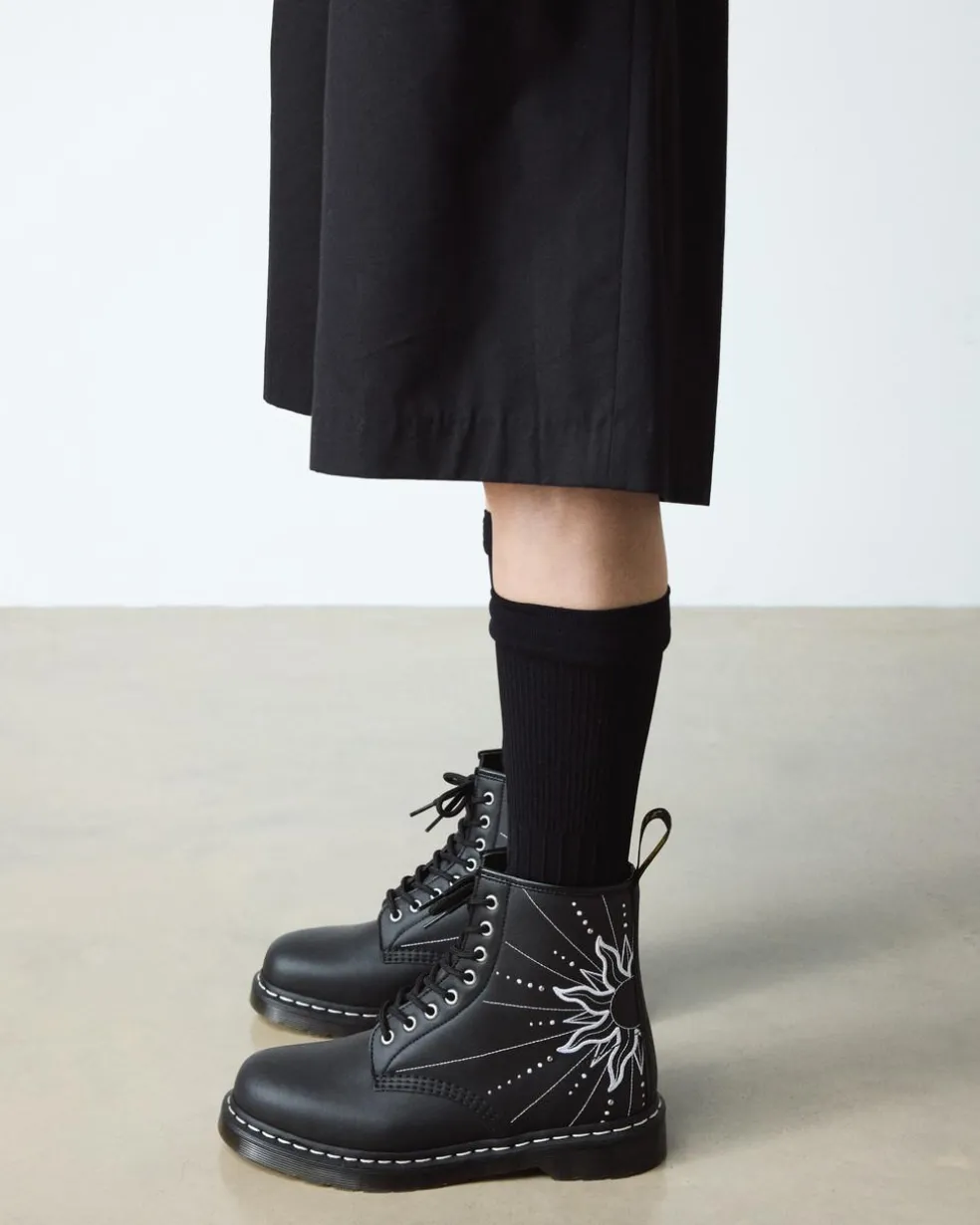 1460 Solar Flare Reclaimed Leather Boots in Black