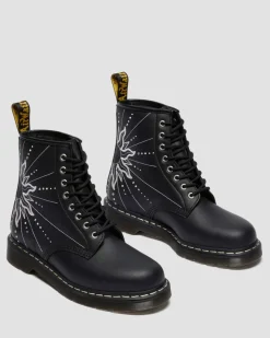 1460 Solar Flare Reclaimed Leather Boots in Black