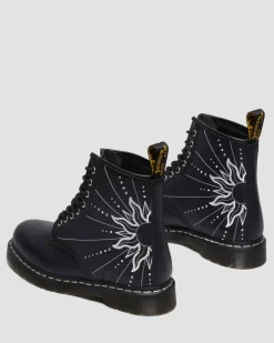 1460 Solar Flare Reclaimed Leather Boots in Black