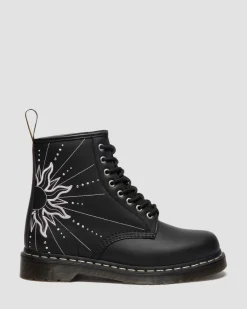 1460 Solar Flare Reclaimed Leather Boots in Black