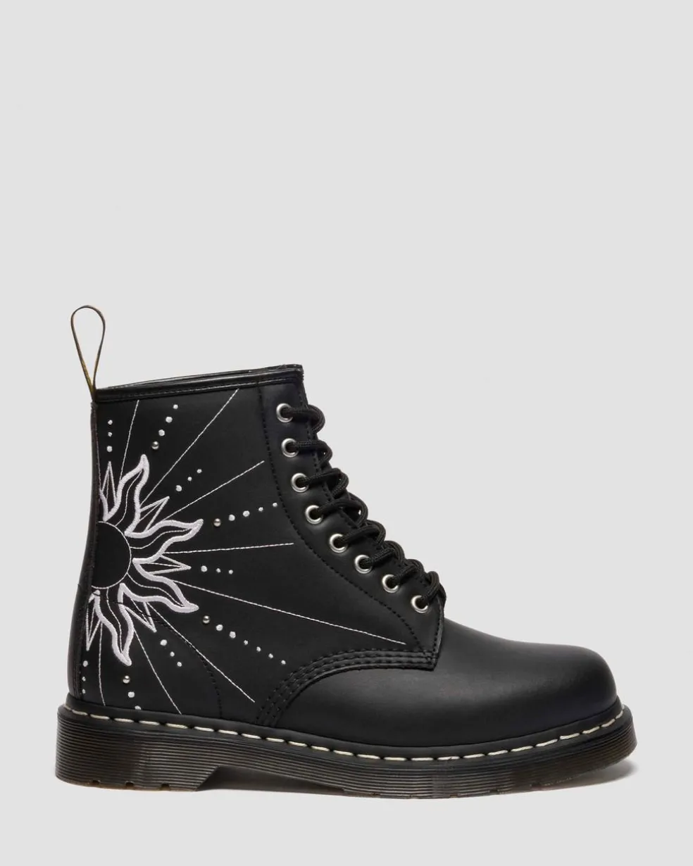 1460 Solar Flare Reclaimed Leather Boots in Black