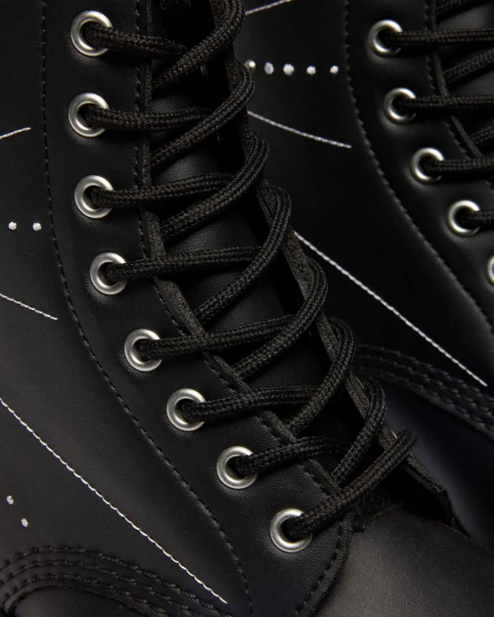 1460 Solar Flare Reclaimed Leather Boots in Black