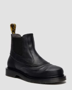 2976 SUB LEATHER CHELSEA BOOTS in Black