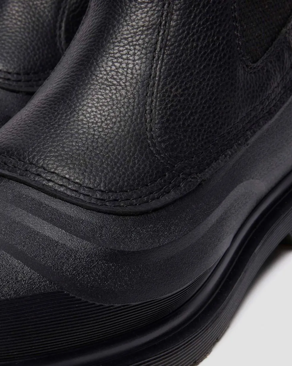 2976 SUB LEATHER CHELSEA BOOTS in Black