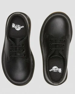 1461 Toddler Softy T Leather Oxford Shoes in Black