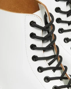 1460 Vintage Made in England Lace Up Boots in White