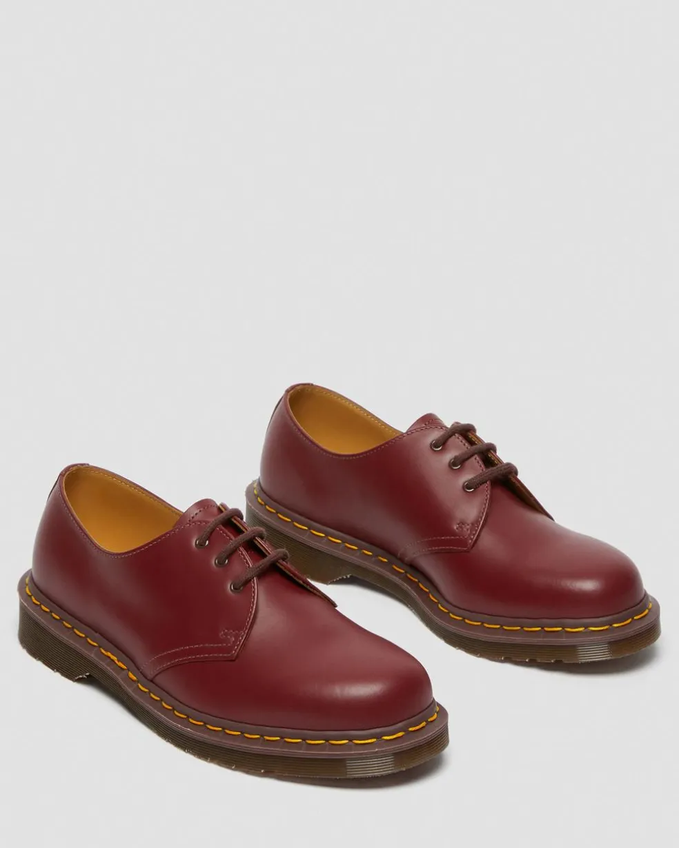 1461 Vintage Made in England Oxford Shoes in Red
