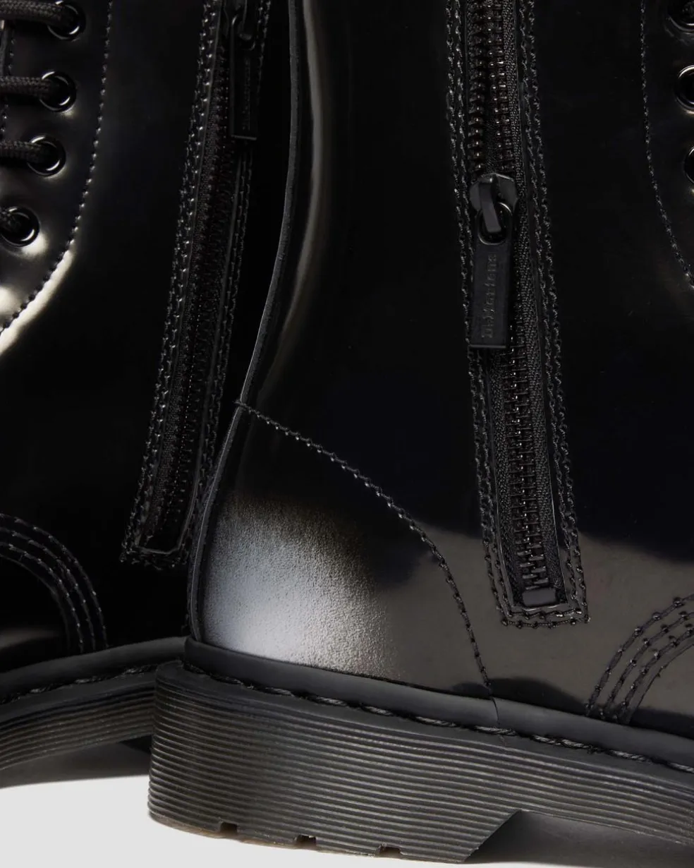 1460 Zip Arcadia Rub Off Leather Boots