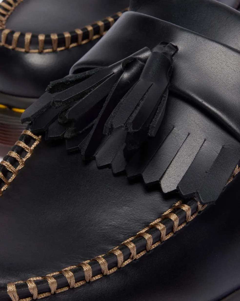 Adrian Leather Mules in Black