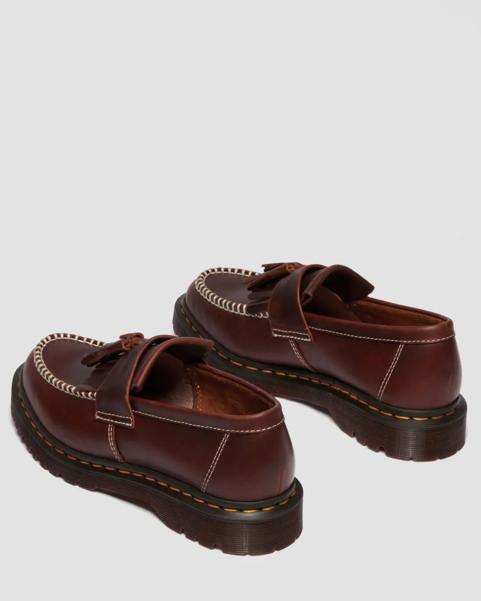 Adrian Orleans Leather Tassel Loafers in Butterscotch