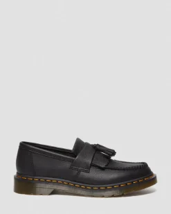 Adrian Women's Virginia Leather Tassel Loafers in Black
