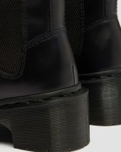 Alderstone Orleans Leather Chelsea Boots in Black