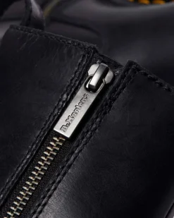 Amaayah Lo Leather Boots in Black