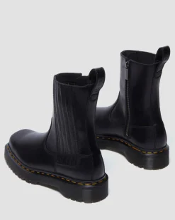 Amaayah Lo Leather Boots in Black