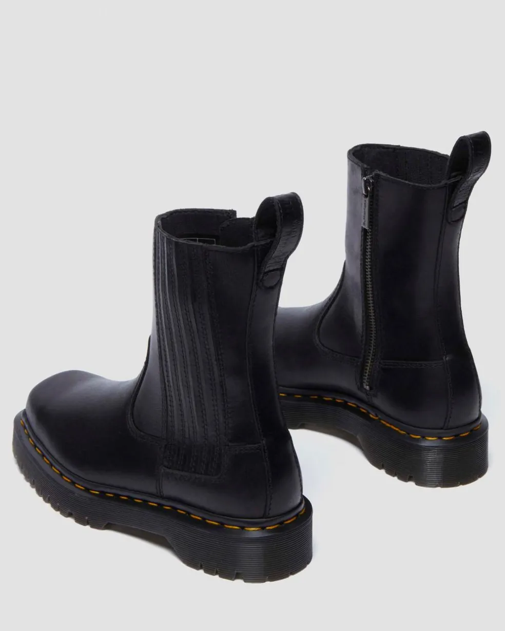 Amaayah Lo Leather Boots in Black