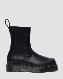 Amaayah Lo Leather Boots in Black