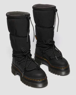 Audrick Hi Puffer Boots in Black