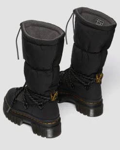 Audrick Hi Puffer Boots in Black