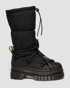 Audrick Hi Puffer Boots in Black