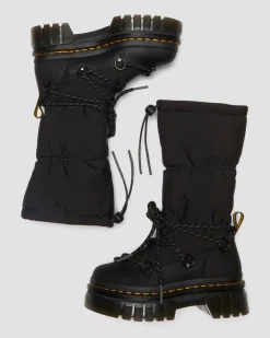Audrick Hi Puffer Boots in Black
