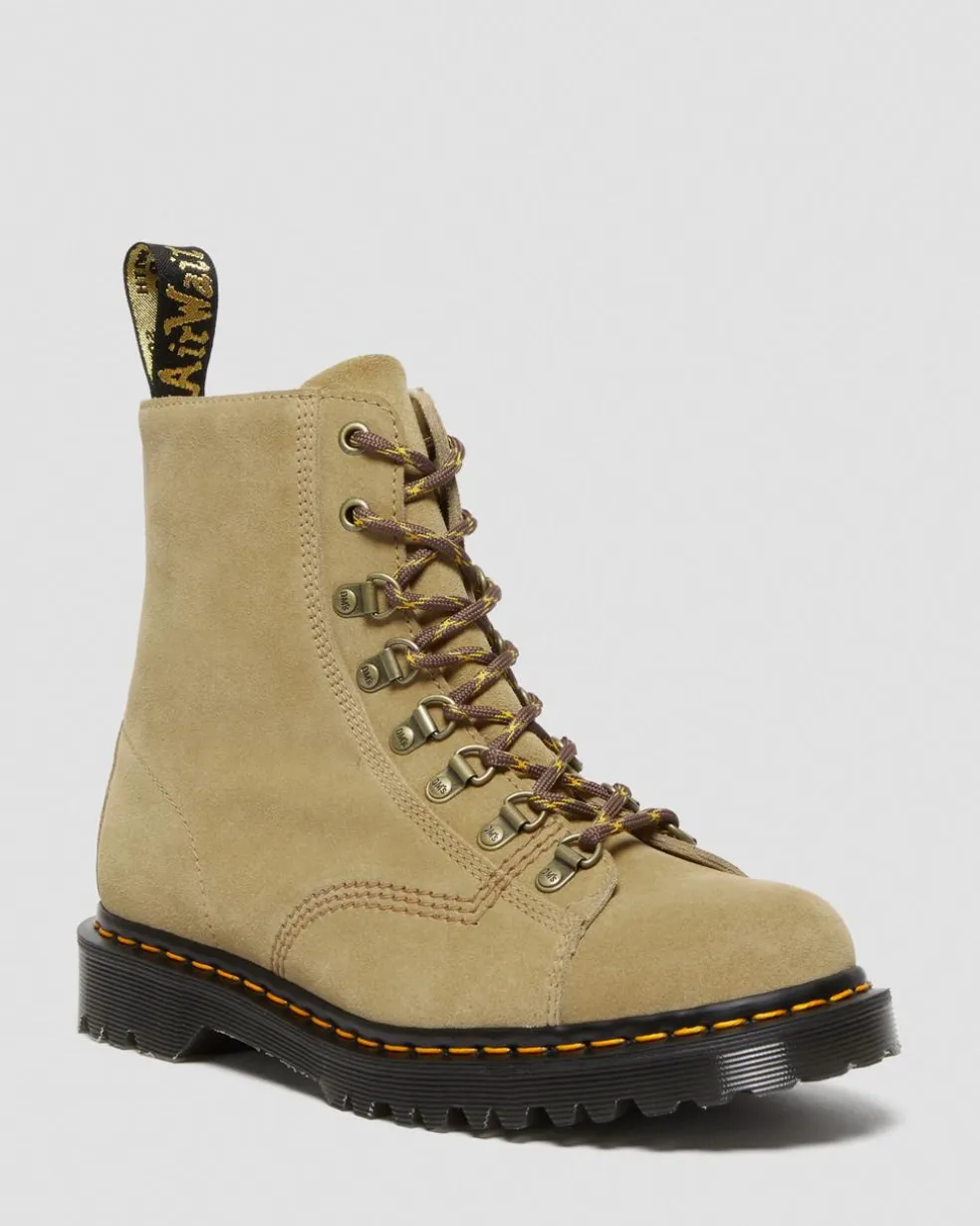 Barton Made in England Suede Boots in Sand