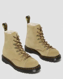 Barton Made in England Suede Boots in Sand