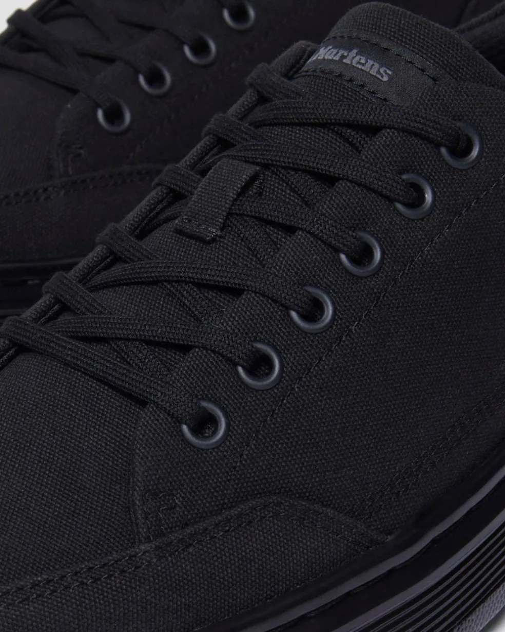 Brookline Canvas Casual Shoes in Black Canvas