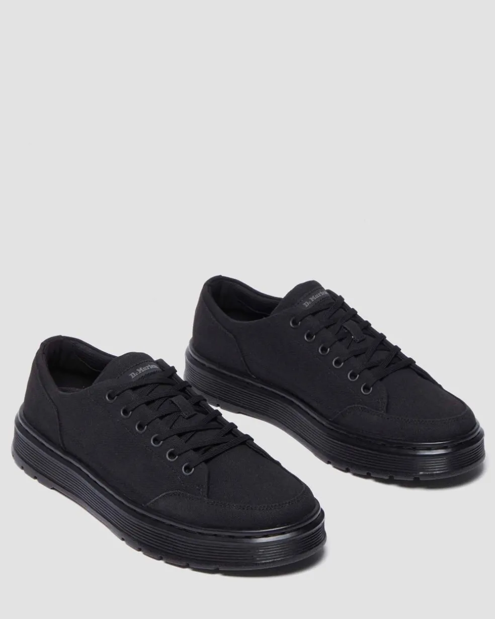 Brookline Canvas Casual Shoes in Black Canvas