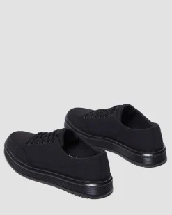 Brookline Canvas Casual Shoes in Black Canvas