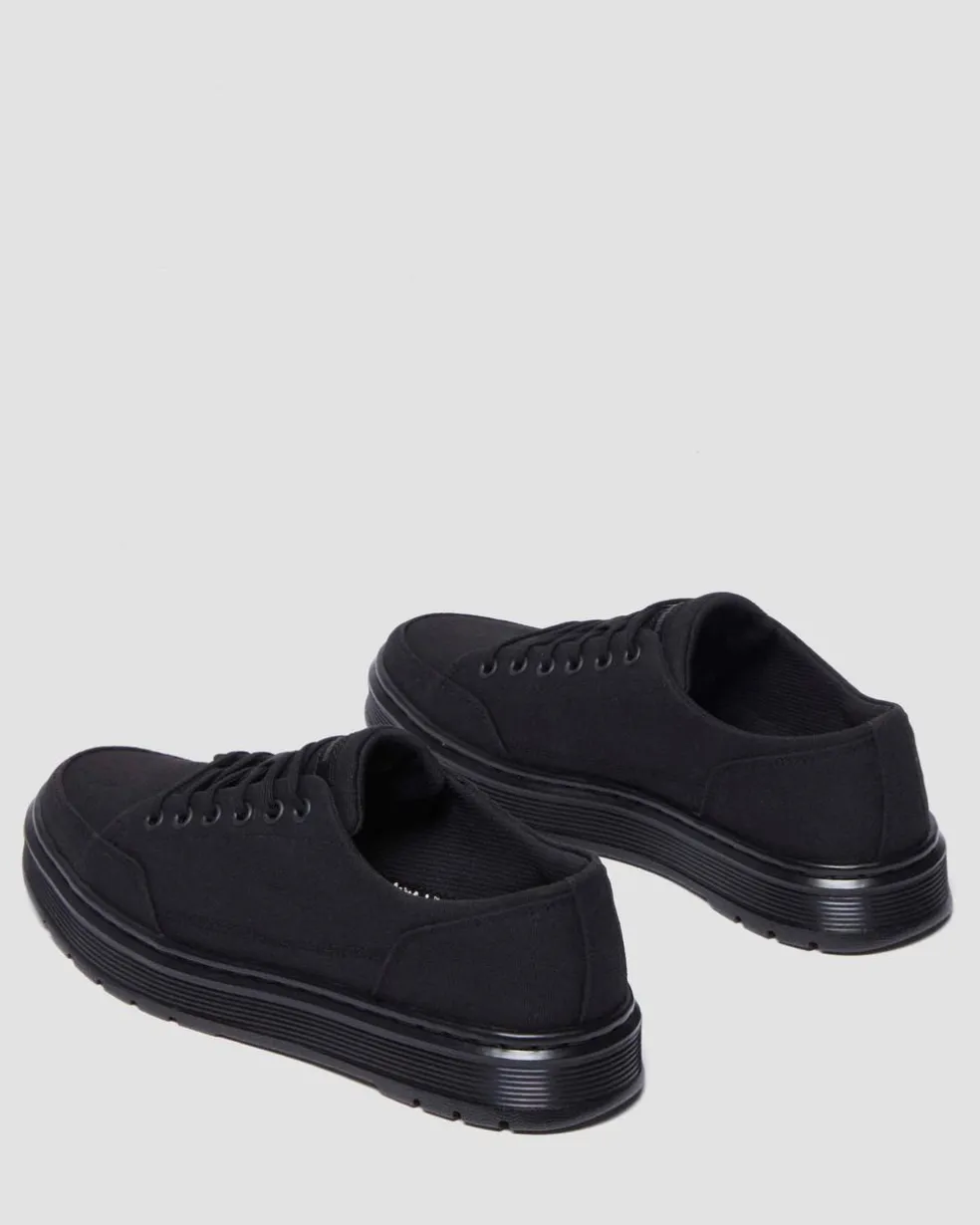 Brookline Canvas Casual Shoes in Black Canvas