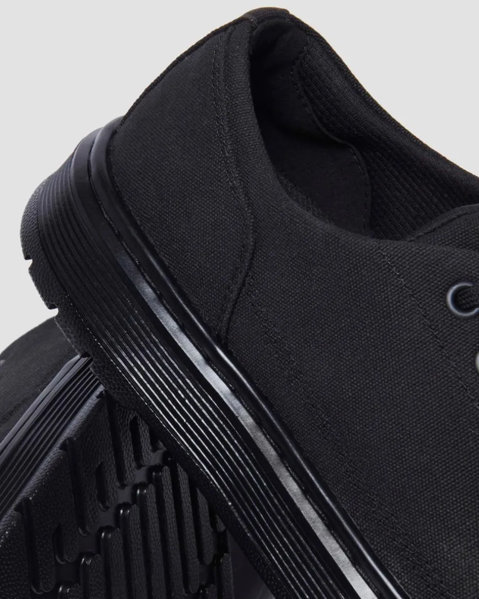 Brookline Canvas Casual Shoes in Black Canvas