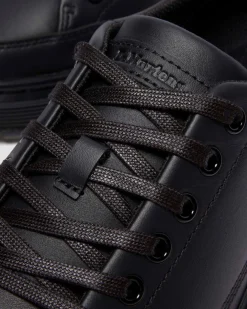 BROOKLINE 6-EYE NAPPA LEATHER SHOES in Black