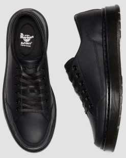 BROOKLINE 6-EYE NAPPA LEATHER SHOES in Black