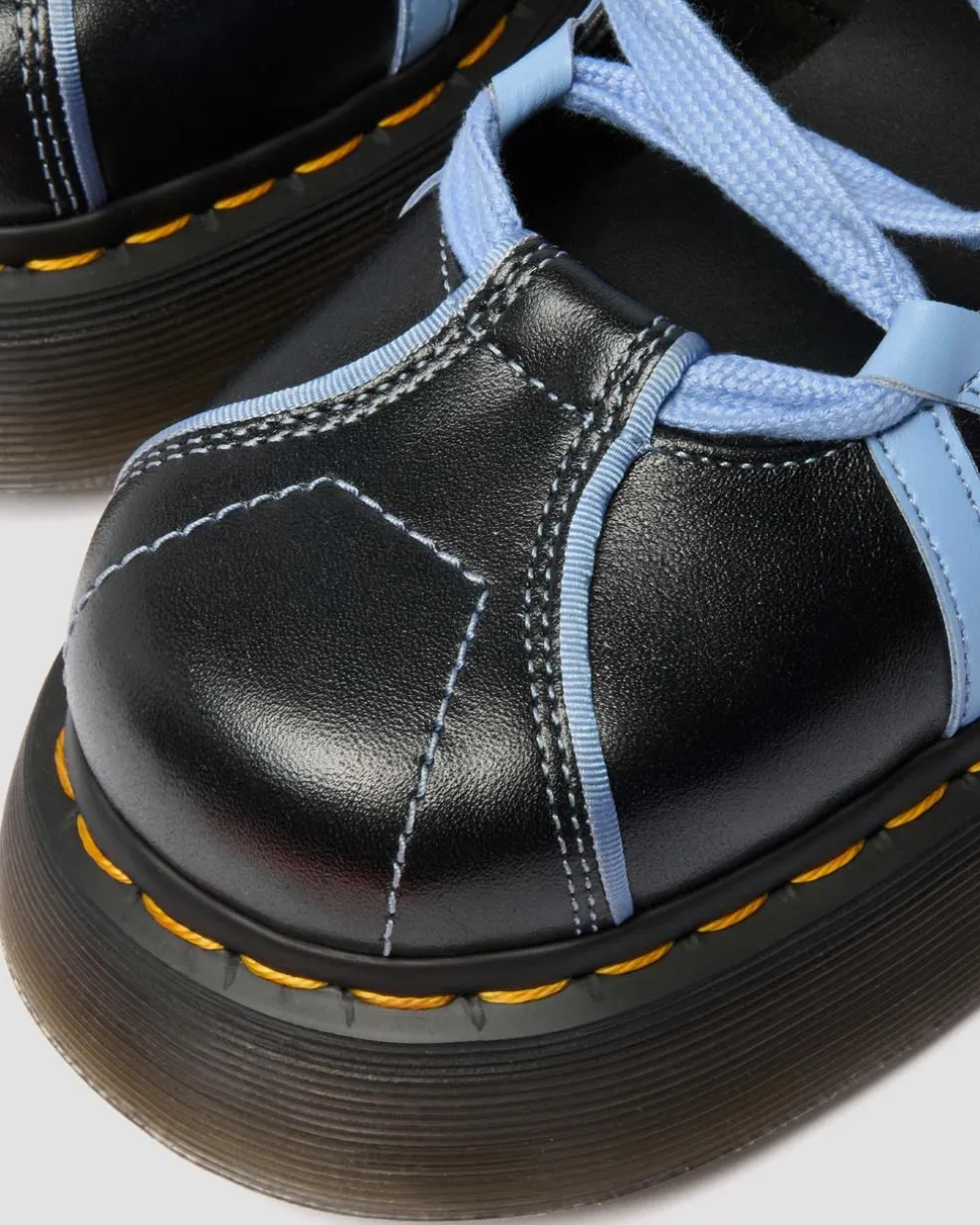 Buzz Ballerina Gloss Leather Shoes in Black