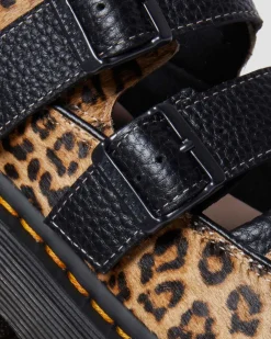 Buzz leopard Mary Jane shoes in Light Tan