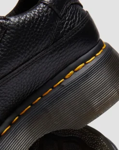 Buzz milled nappa leather Mary Jane shoes in Black Milled Nappa