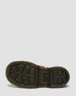 Buzz Strap Mixed Material Shoes in Black