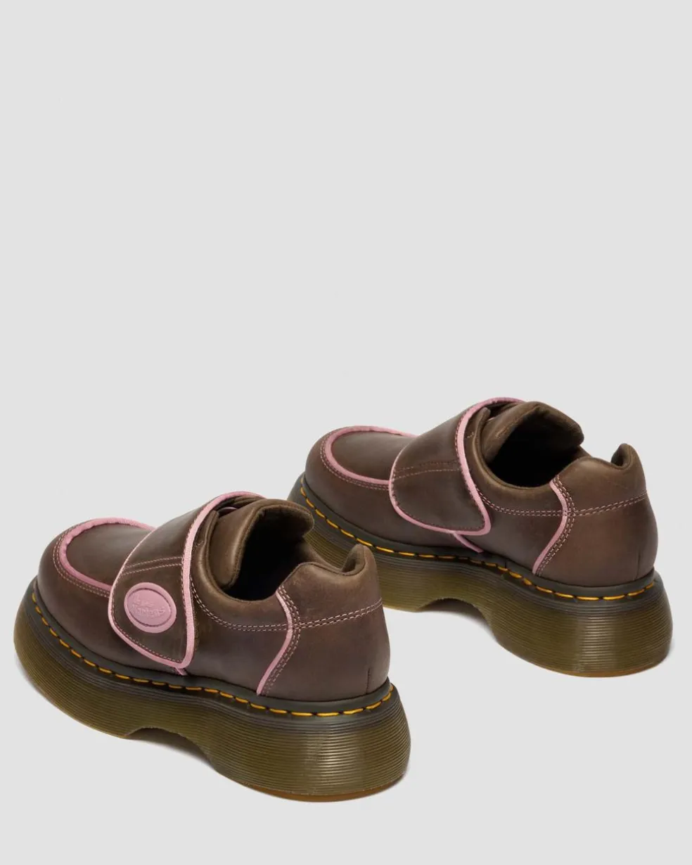 Buzz Strap Wyoming Shoes in Dark Brown