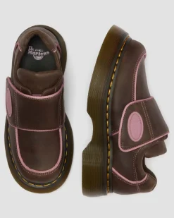 Buzz Strap Wyoming Shoes in Dark Brown