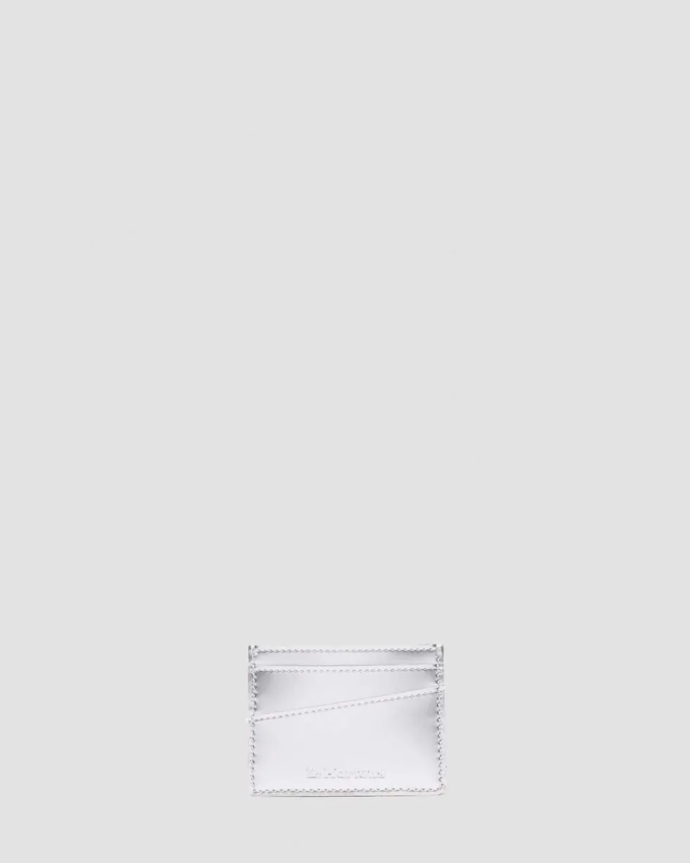 Cardholder II Card Holder Silver Metallic Patent Lamper in Silver Metallic