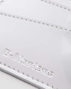 Cardholder II Card Holder Silver Metallic Patent Lamper in Silver Metallic