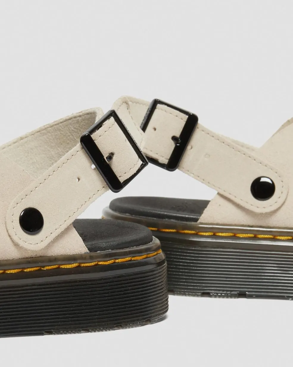 Carlson Suede Casual Slingback Mules in Sand