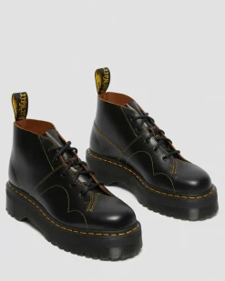 Church Platform Monkey Boots in Black
