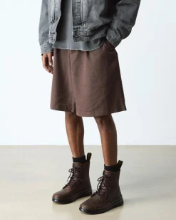 Combs Crazy Horse Leather Casual Boots in Brown